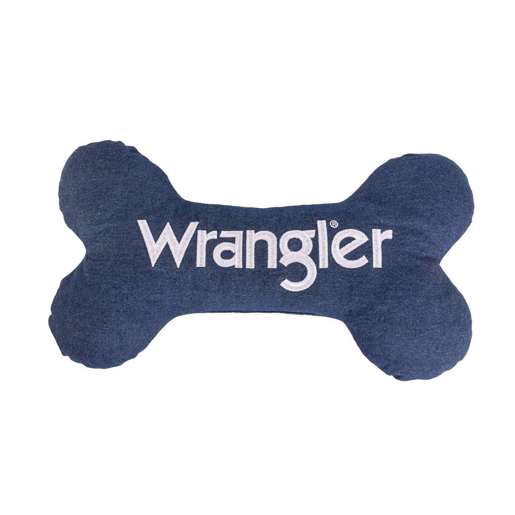 Wrangler Blanket & Pillow Set - Cow Print & Denim