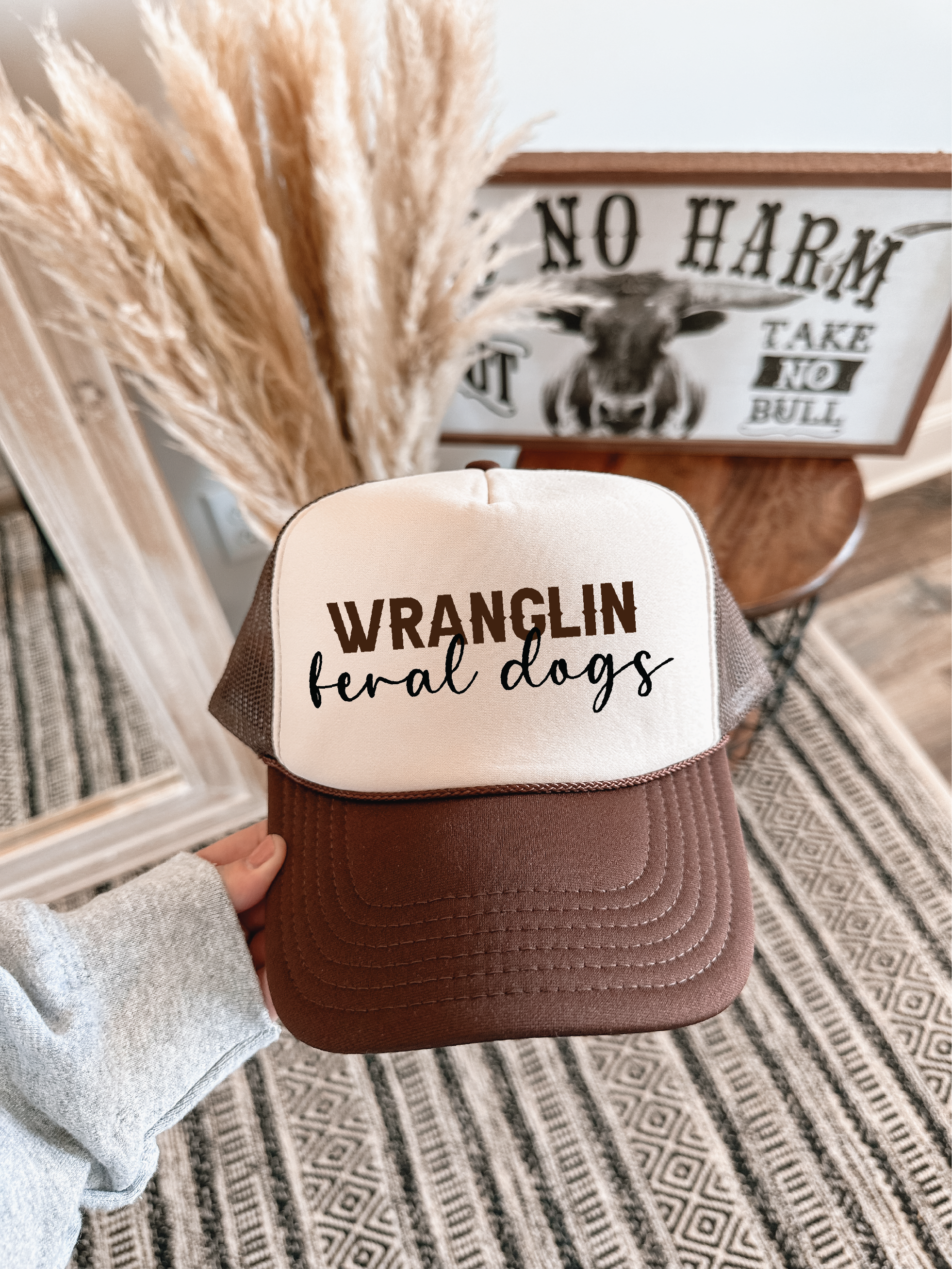 Wranglin’ Feral Dogs Trucket Hat